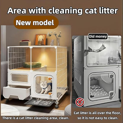 Cat Cage (28″(L) x18″(W) x34″(H))