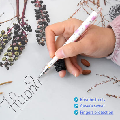 9 Pack 1" x 5 Yards Self Adhesive Bandage Wrap Self Stick Wrap for Ankle, Wrist, Finger, Sports, Breathable Cohesive Vet Tape for Pets (Black)