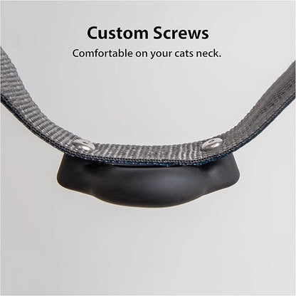 AirTag Cat Collar Mount - TagVault™ - The Secure & Compact AirTag Holder for Cats | Doesn't Dangle, for Small Dogs Too | Elevation Lab (2 Pack)