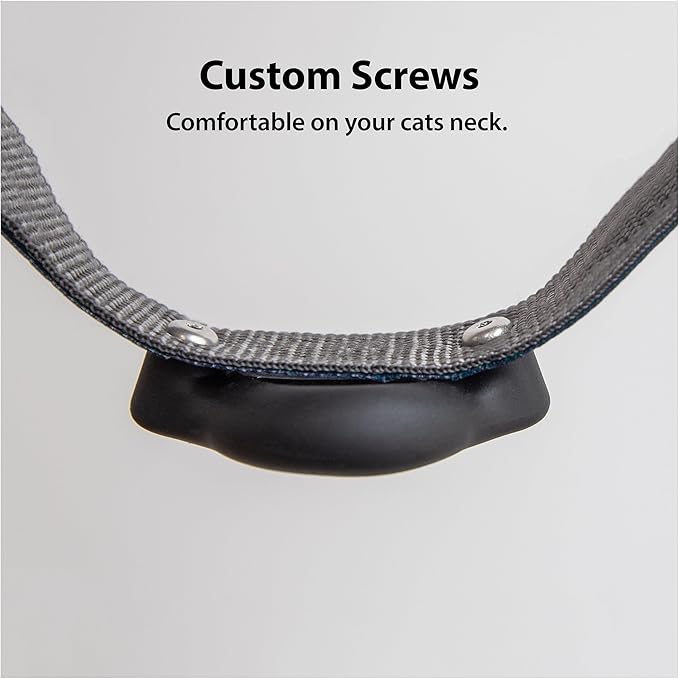 AirTag Cat Collar Mount - TagVault™ - The Secure & Compact AirTag Holder for Cats | Doesn't Dangle, for Small Dogs Too | Elevation Lab