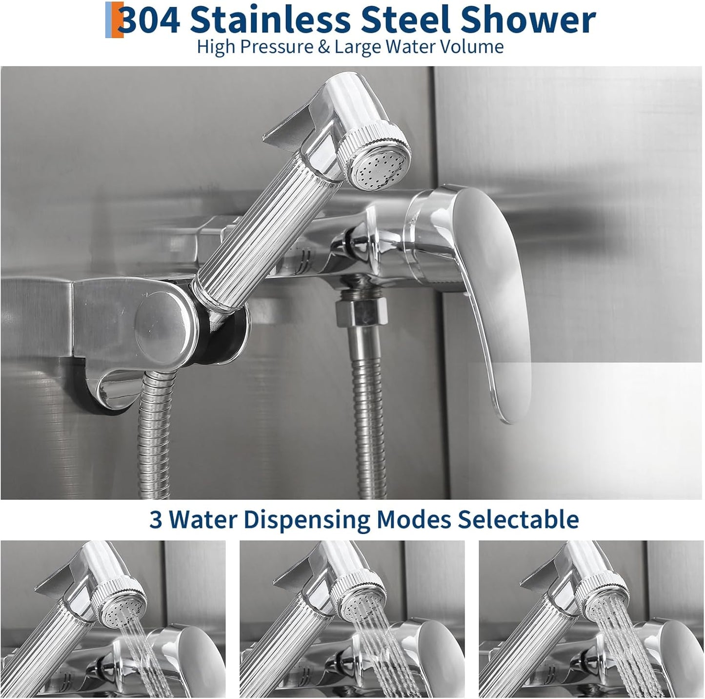 Stainless Steel Dog Washing Station - Dog Bath Tub for Large, Medium, Small Dogs, Pet Grooming Tub with Ramp, Non-Slip Grate, Shower, Soap Box, Faucet, Drain for Home & Outdoor （Left RAMP, 38"）