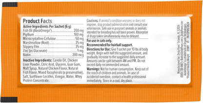 Zesty Paws Hairball Cat Mousse - Hairball Treats for Cats Digestive Support - Lickable Cat Vitamin Treats for Skin & Gut Health - Squeezeable Puree Tube for Furball Relief - Chicken 14ct