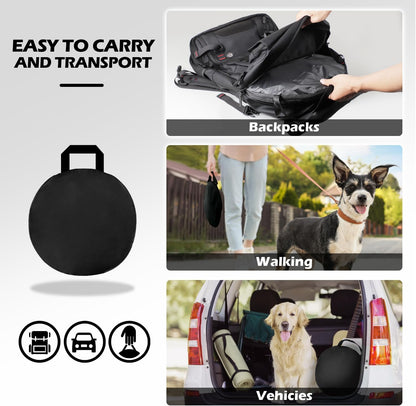 Cat Tent Outdoor, Pet Enclosure Tent Suitable for Cats and Small Animals, Indoor Playpen Portable Exercise Tent with Carry Bag（Black）