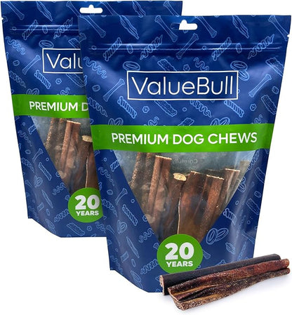 ValueBull Collagen Sticks for Dogs, Varied Shape & Size Chews, Natural Long-Lasting Dog Treats, 2 Pound - Supports Joints, Skin & Coat with Chondroitin & Glucosamine