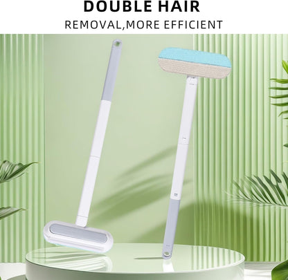 4-in-1 Pet Deshedding Tool for Cats and Dogs, a Multi-Functional pet Hair Remover. This extendable Dog and cat Hair Removal Brush is Suitable for Furniture, Sofas, and Carpets