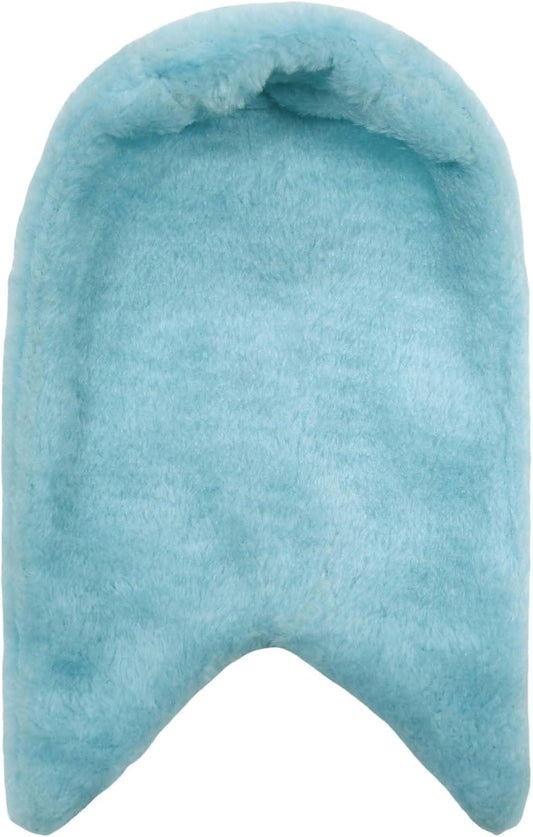 SIMENA Bird Blanket for Cage, Corner Fleece Bed for Birds, Cozy Bird Warmer, Parrot House for Cage, Cuddle Nest Hanging Toy for Lovebirds Parakeet (Blue, Small)