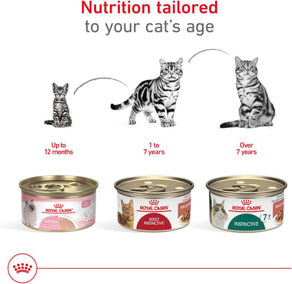 Royal Canin® Feline Health Nutrition™ Adult Instinctive Thin Slices In Gravy Canned Cat Food, 3 oz can (18-count)