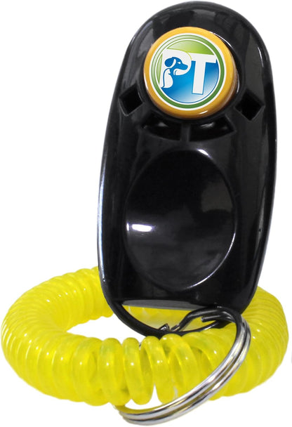 E-Collar - PE-900-1/2 Mile Remote Rechargeable Waterproof Trainer Pro Educator - Static, Vibration and Sound Stimulation Collar with PetsTEK Dog Training Clicker