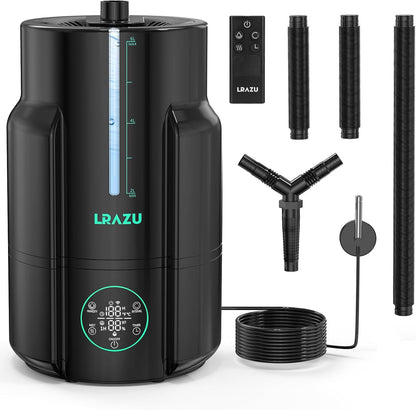 6L Humidifier for Plants, Reptile Mister System Foggers for Home Indoor, Smart Humidifier with Timer for Grow Tent, Mushroom, Houseplants, Reptile Tank and Accessories - 40H 22dB Remote Control