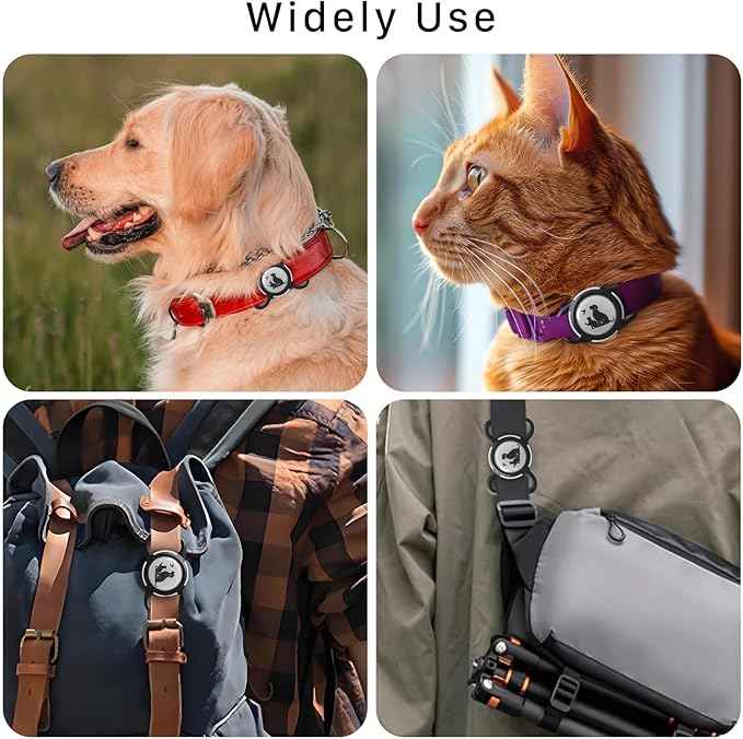 Compatible with Holder Airtag for Dog Collar with Apple Case Waterproof