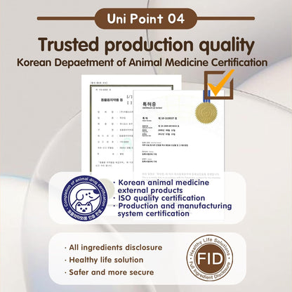 UNIPAWS Pet Ear Drops & Wipes Set for Dogs & Cats – Veterinary-Approved Ear Cleaner & Deodorizer – Reduces Wax Buildup, Relieves Itching & Infection – 5.1 fl oz + 50 PCS Finger Wipes – Made in Korea