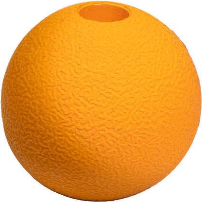 Amazon Basics Dog Toys, Interactive Fetch Rubber Balls, (Pack of 10), 2.5 inch, Multi-Color Blue/Orange