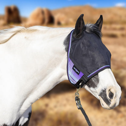 Kensington 90% UV Fly Mask CatchMask UViator - Without Ears & Forelock Freedom Web Trim Size: X.Large Color: 2017 - Lavender Mint