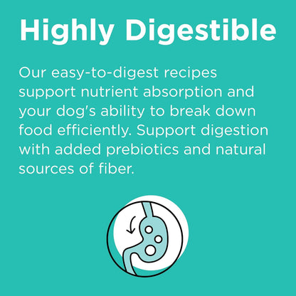 BIXBI Rawbble Dry Dog Food, Duck, 4 lbs - USA Made with Fresh Meat - No Meat Meal & No Corn, Soy or Wheat - Freeze Dried Raw Coated Dog Food - Minimally Processed for Superior Digestibility