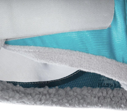 Harrison Howard CareMaster Pro Luminous Horse Fly Mask Large Eye Space Standard with Ears UV Protection for Horse Summer Mint S Pony