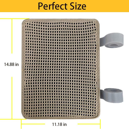 Cat Nail File Scratcher Wrapped Around Cat Scratching Post, 14.81x11.12 Inches, Cat Scratch Pad That Files Nails, Protects Post