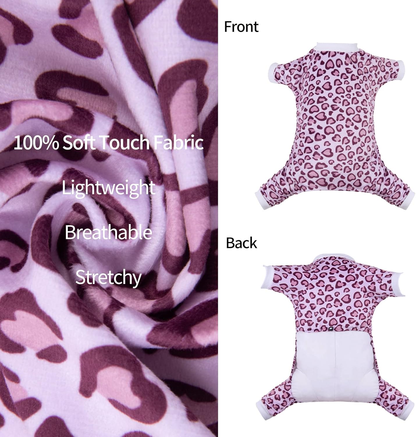 CuteBone Dog Halloween Pajamas Puppy Onesies Small Dogs Soft Pjs Coat Cat Apparel Comfy Pet Christmas Clothes Outfit Doggie Bodysuit P226L