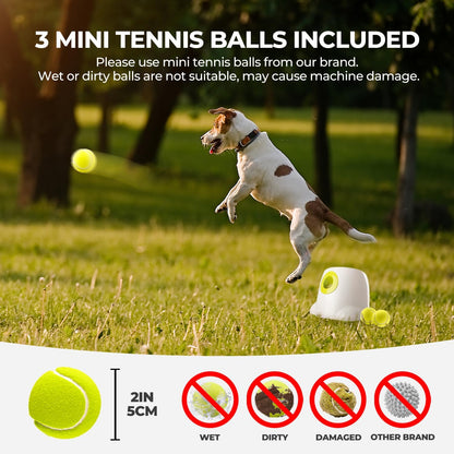 ALL FOR PAWS Original Dog Automatic Ball Launcher for Small and Medium Dogs, Interactive Dog Tennis Ball Throwing Machine, Enrichment Mental Stimulation Toys, Reduce Boredom & Stress