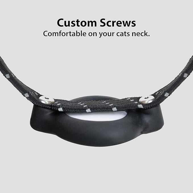 AirTag Cat Collar Breakaway - TagVault™ - Secure AirTag Cat Collar, Ultra-Compact, Doesn't Dangle, Refelective, Bell | Elevation Lab (with Collar)
