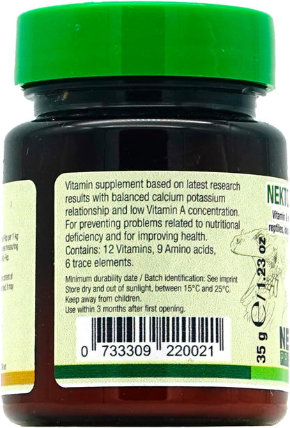 Nekton Multi-Rep Vitamins and Minerals for all Reptiles, 35gm,white