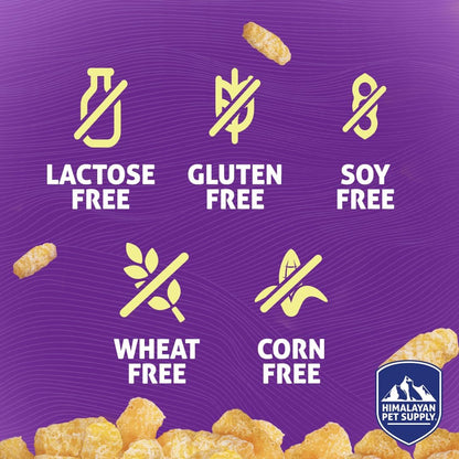 Barkeetos Dog Treats – Crunchy and Cheesy Pet Snacks Made with Real Himalayan Cheese & Peanut Butter, Gluten-Free, Grain-Free, Lactose-Free, Natural Dog Food for All Breeds and Sizes – 3-Pack