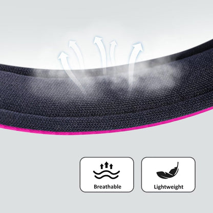 Didog Soft Padded Dog Collars for Small Dogs, Lightweight and Breathable Dog Collar with Metal Buckle, Rose Purple, M