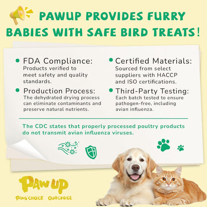 PAWUP Chicken Jerky Strip Dog Treats w/Taurine Natural Rawhide Free Dog Snacks, Training Treats Chicken Jerky Sticks for Dogs, 24oz