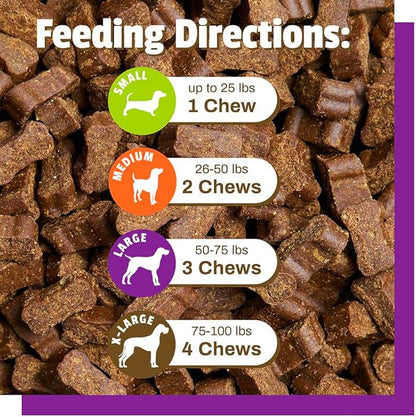 Pet Naturals Probiotics for Dogs – 60 Soft Chews, Dog Probiotic Chews for Digestive & Gut Health Support, 120M CFUs + Prebiotics, Immune Support for Occasional Upset Stomach, Duck Flavor, All Breeds