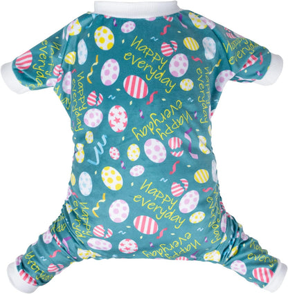 CuteBone Dog Easter Pajamas Puppy Onesies Small Dogs Soft Pjs Coat Cat Apparel Comfy Pet Clothes Outfit Doggie Bodysuit P277L