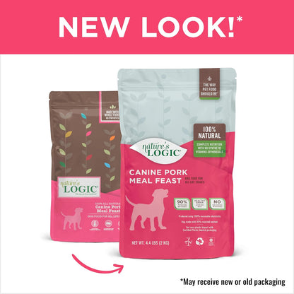 Nature's Logic Canine Pork Meal Feast, 4.4lbs