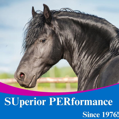 SU-PER Gain Weight for Horses - Equine Supplement Weight Gainer for Horses - Promotes Lean Muscle Mass, Digestion & Appetite - 25 Pound, 4 Month Supply