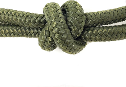 Horse Rope Training Halter - 4 Knot 1/4" Stiff Halter Cord - Used by Famous Trainers Multiple Sizes Multiple Colors