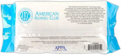 AKC Dog Wipes for Cleansing & Deodorizing Great for Face, Ears, Paws, Body, & Butt - Lavender Scented - 100pk