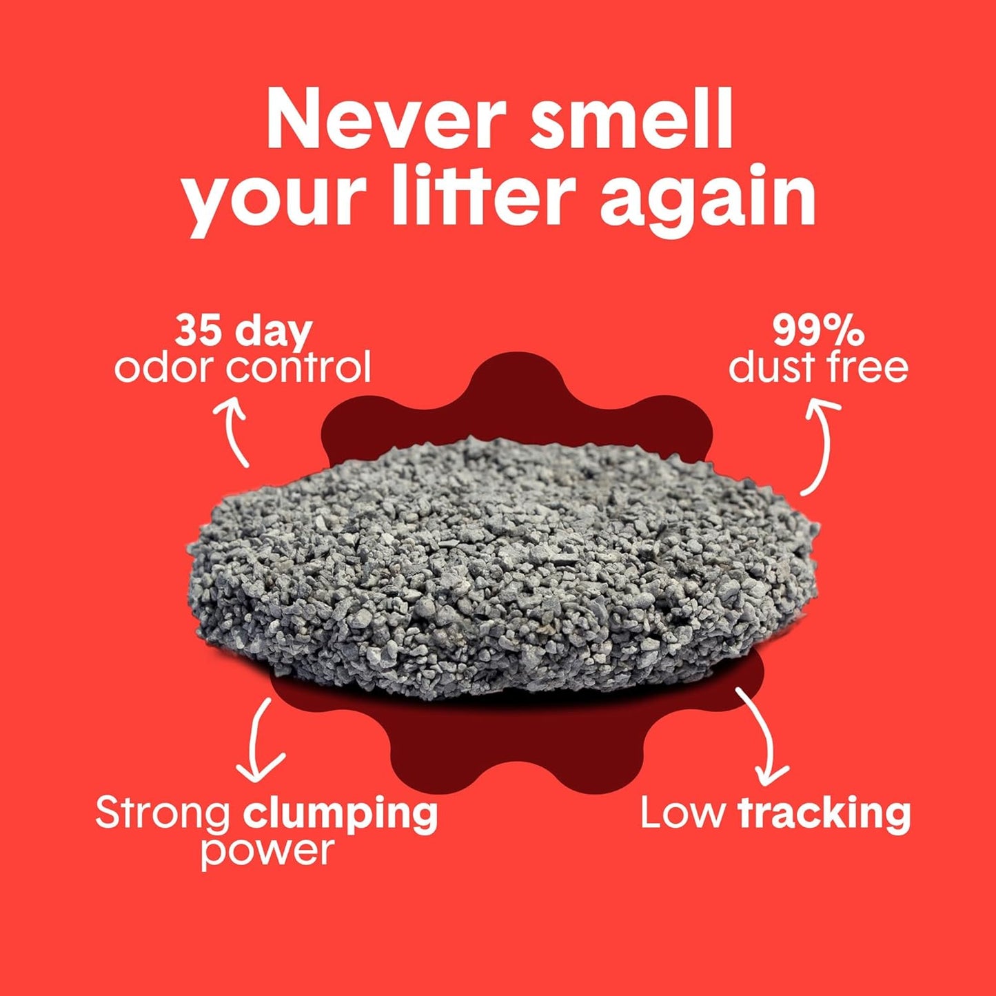 Boxie® Extra Strength 35 Day Odour Control Clumping Clay Cat & Kitty Litter 28lb, 99.9% Dust-Free, Probiotic Formula, Long-Lasting, Veterinarian Approved, Easy Scooping for Multi-Cat Homes