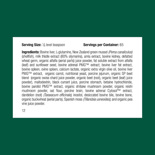 Standard Process Canine Dermal Support - Skin & Adrenal Gland Support Supplement - Comprehensive Skin Health Support Supplement for Dogs - Daily Immune & Liver Support Powder - 30 g