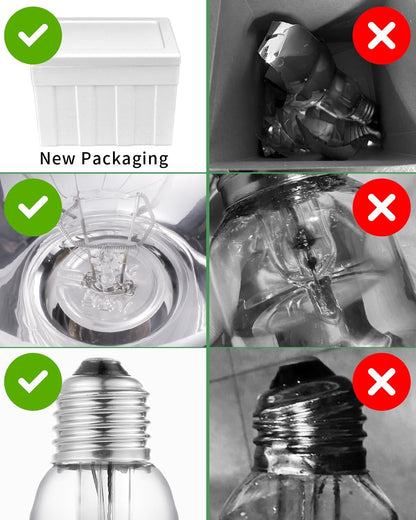 250W Heat Lamp Bulbs, 8000 Hours Rated, R40 Bathroom Shower Incandescent Light Bulb, Infrared Heating for Chickens, Reptiles, Pets, Food, E26 Base, 6 Pack