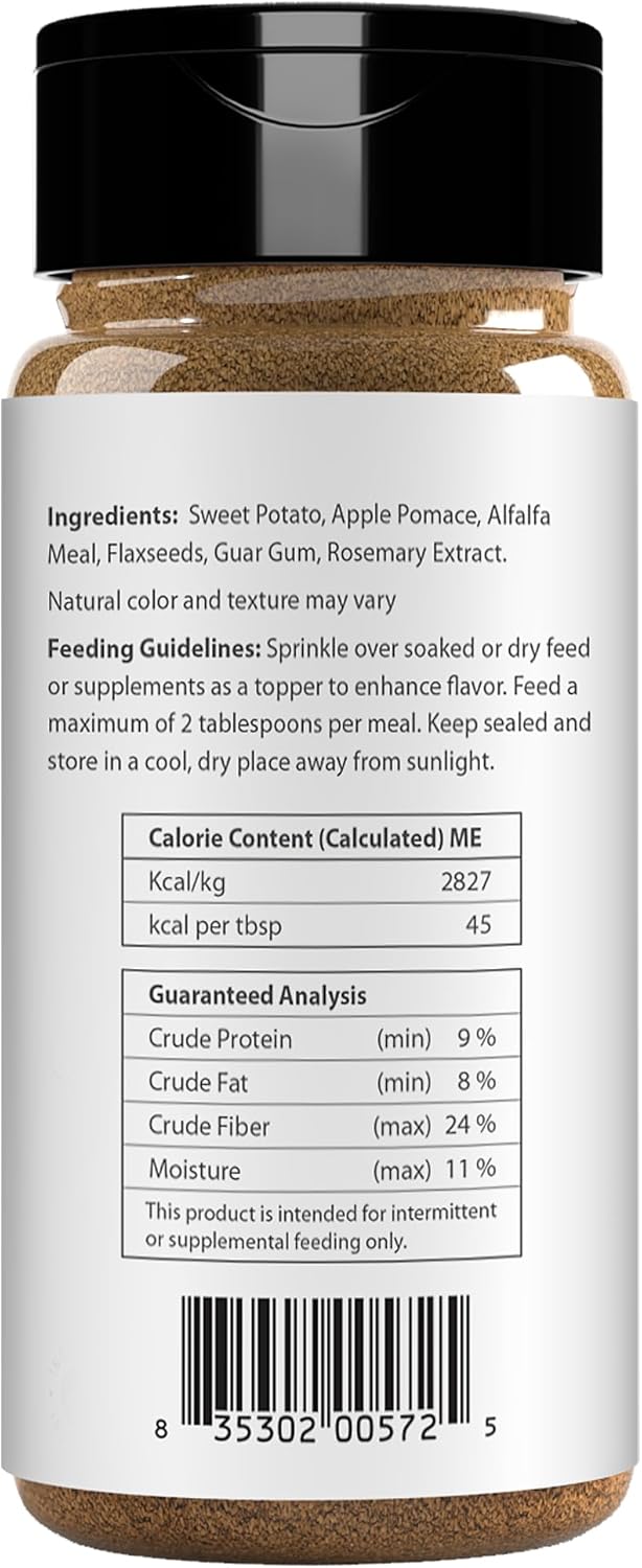 Caledon Farms Crumbles - Apple & Alfalfa Recipe, 10.6oz, Horse Treats