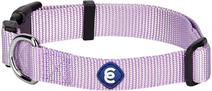 Blueberry Pet Essentials Lavender Dog Collar for Large Dogs | Adjustable Classic Nylon Dog Collars | Comfortable Dog Collar | Stylish Dog Collar for Pet Lovers | 18-26'' Neck