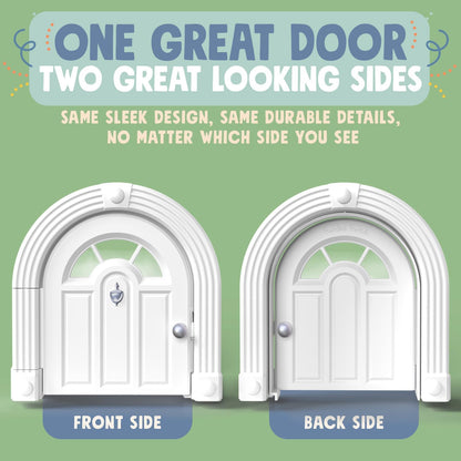 Meow Manor® Cat Door Interior Door - No-Flap, Interior Cat Door for Cats Up to 20 lbs, Easy DIY Setup, Secured Installation in Minutes, No Training Needed…