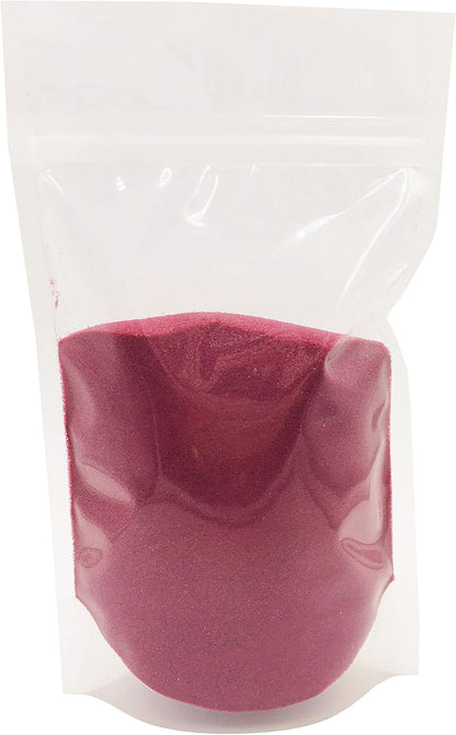 Burgundy Sand - Fine Sand for Zen Garden, Resin Incense Burner, Smudge Bowl, Ritual Incense, Cast Iron Cauldron, Unity Ceremony, Sensory Bin Table, Mandala, Crafts by Alternative Imagination (1 Pound)