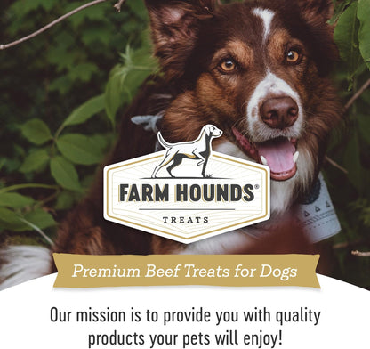 Farm Hounds - Beef Trainers - Premium Natural Beef Jerky for Dogs - Made from 100% Humanely Raised Cattle - Easy-Break - Great for Training & Treats - No Added Fillers - Made in USA - 4.5 oz - 2 Pack
