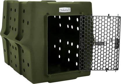 Dakota 283 Crate - Canine Rough and Tough Economy Kennel (Olive, Large)
