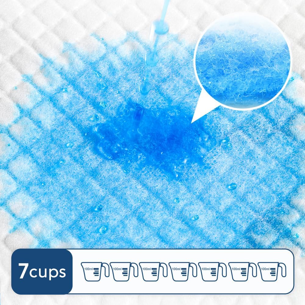 50 Count 28” x 34” XL Disposable Dog Pee Pads, Super Absorbent Leakproof Quick Drying Puppy Pee Pads for Dogs, Extra Large Disposable Dog Training Pads