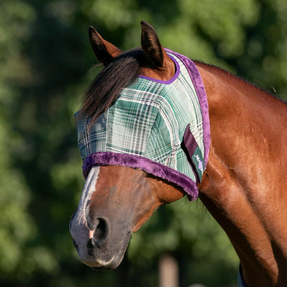 Kensington Fly Mask w/Fleece Trim Size:S-Yearling Color: 2019 - Imperial Jade