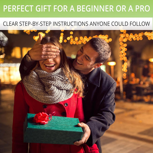 Wildflower Seed Mix Growing Kit - Includes Perennial & Annual Wild Flowers, Burlap Planters, Soil, Wooden Box, and Gardening Tools for Indoor Garden and Patio Planting