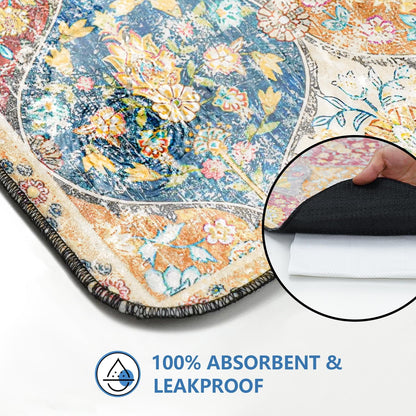 Washable Pee Pads for Dogs 2 Pack, Absorbent Reusable Puppy Pads Waterproof, Leakproof & Non-Slip Whelping Pad, Potty Training Pads for Dogs Playpen Mat 48x48