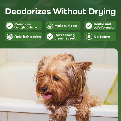 Sensitive Care -Tangle-Free-Silky Shine Softening and detangling Shampoo, Delicate Coat Clean & Odor Control Shampoo – Advanced Shine Formula for Dogs (Yorkshire Terrier, 16 Fluid Ounces)