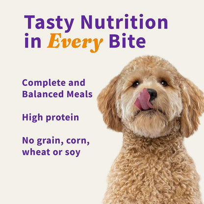 Halo Freeze Dried Raw Dog Food, Turkey Recipe, 100% Protein Source, Real Meat for Natural Energy, Meal Bites, 14 Oz Bag