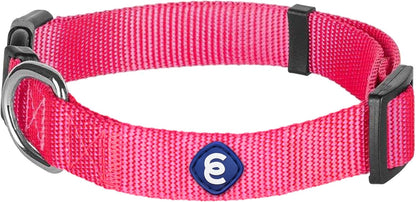 Blueberry Pet Essentials Small Dog Collar in French Pink | Adjustable & Eco-Friendly Durable Nylon Strap | Classic Collar for Small Dogs, Boy & Girl Pets