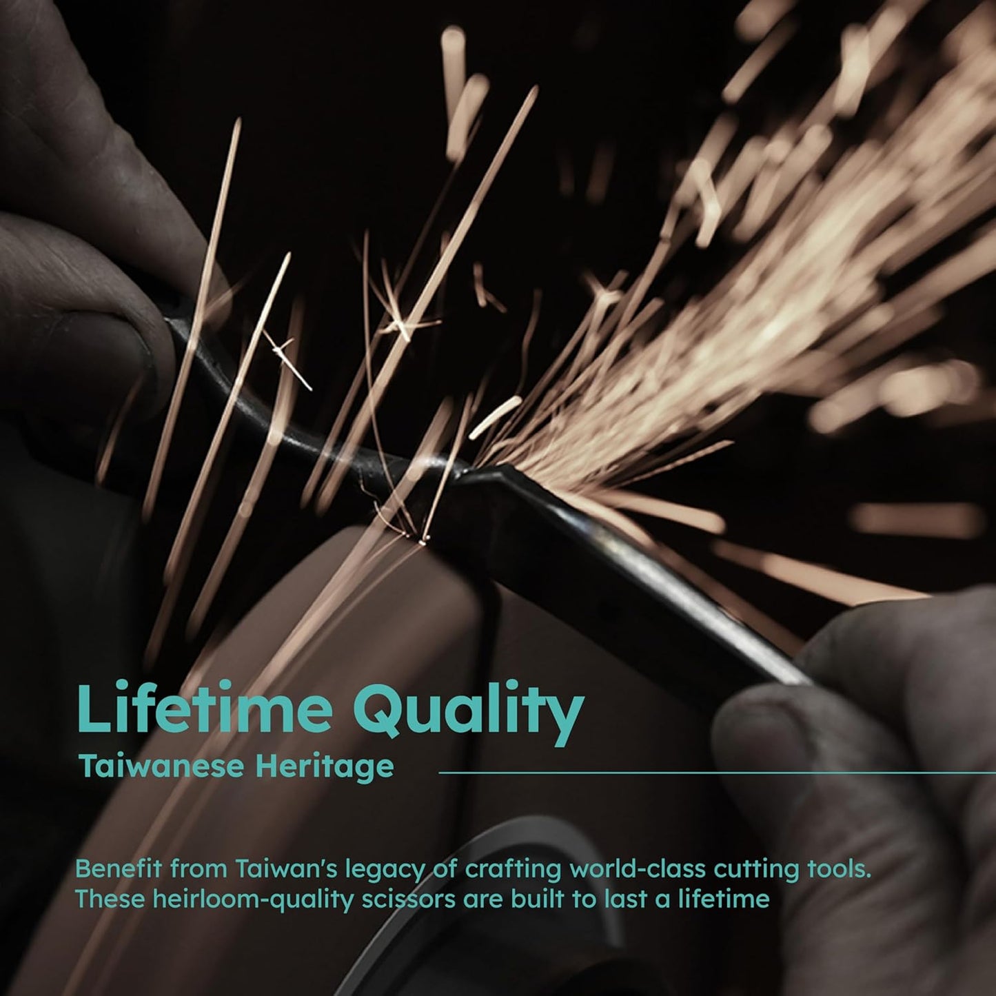 7” Dog Grooming Scissors with Sawtooth Blade ｜ VG10 Japanese Steel Professional Pet Grooming Shears for Cats & Dogs ｜ Precise Trimming ｜ Lightweight, Ergonomic, Handcrafted Design ｜ K9 Shears